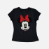 T-shirt de mujer Minnie NEGRO