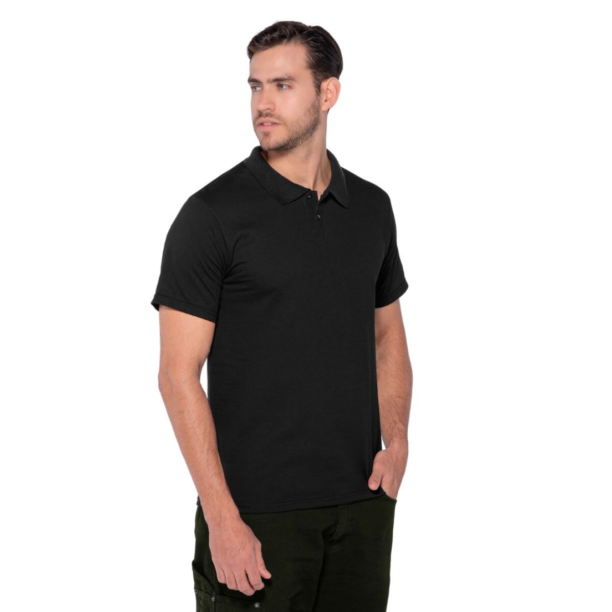 Remera chomba algodón - Negro 