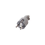 Ficha schuko de goma 16A, gris - Electraline ELE05178