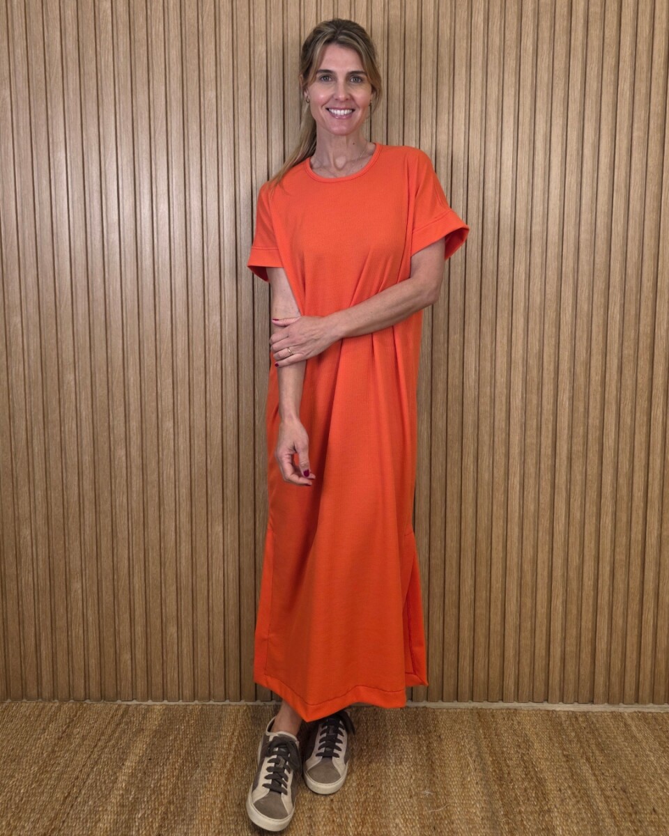 Vestido Agapanto - Naranja 