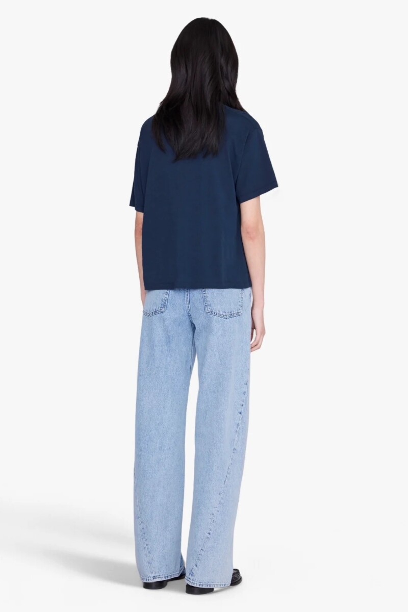 REMERA CADE MELROSE STENCIL Navy