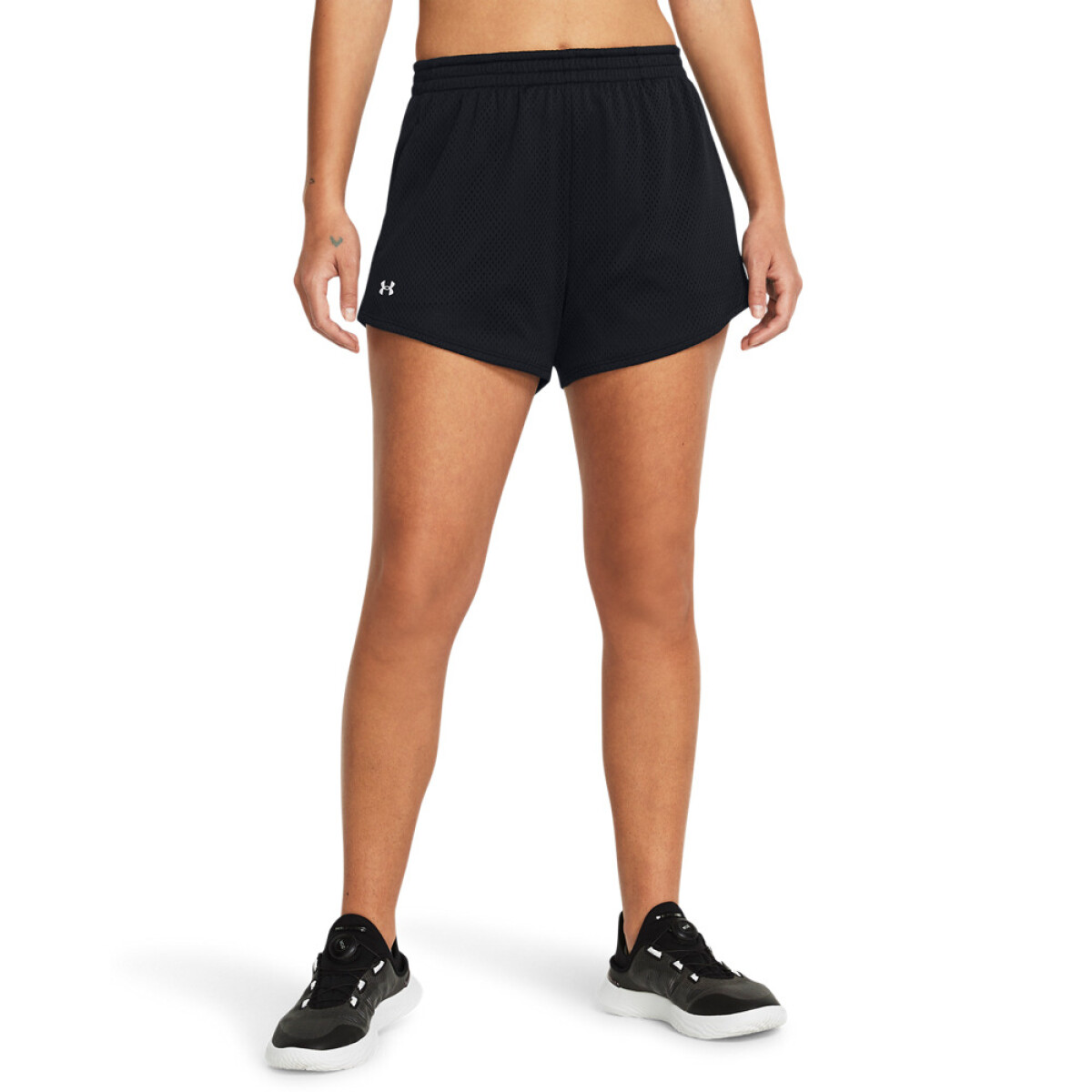 Play Up Mesh Short-RED - BLK-001 
