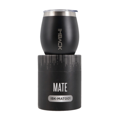 Mate De Acero Inoxidable Termico Anti Vuelco Con Tapa 240 Ml Con Caja Termo Imback Color Negro Mate De Acero Inoxidable Termico Anti Vuelco Con Tapa 240 Ml Con Caja Termo Imback Color Negro
