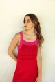 VESTIDO LAVANDA SS24 Rojo Y Fucsi