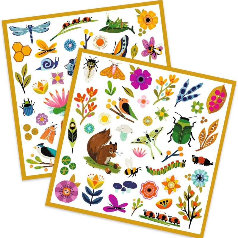 Set de 160 stickers La naturaleza