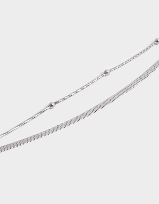 Pulseras Flexibles Sets Acero quirúrgico Pulseras Flexibles Sets De Acero Quirúrgico - Plateado