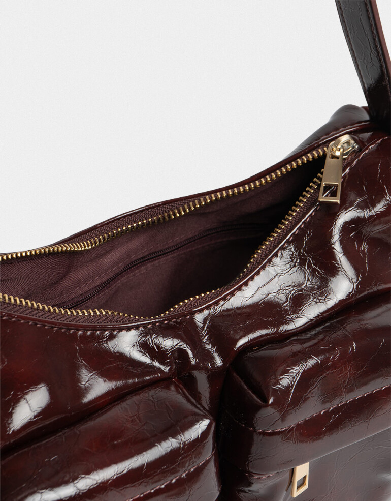 City Cartera City Multipocket - Rojo Burdeaux