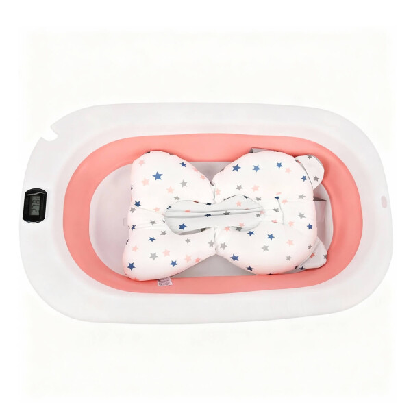 Bañito Plegable Cambiador Baño Con Sensor Temperatura Bañera Bebes Ducha Banito Imback Color Rosa Bañito Plegable Cambiador Baño Con Sensor Temperatura Bañera Bebes Ducha Banito Imback Color Rosa