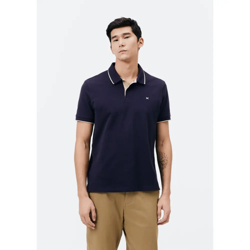 CAMISA POLO MM MASC AZUL ESCURO
