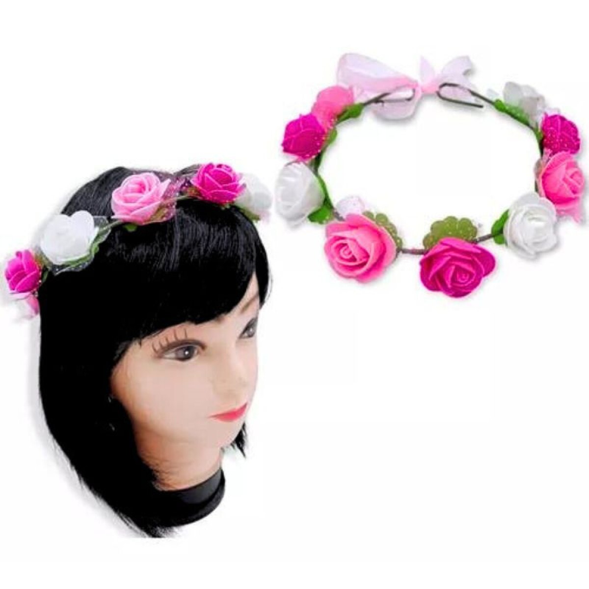 Vincha de Flores con Luz 