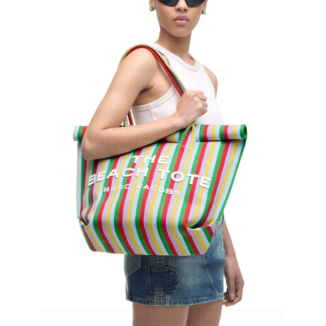 Marc Jacobs- Bolso de playa Tote tejido en jacquard Violeta