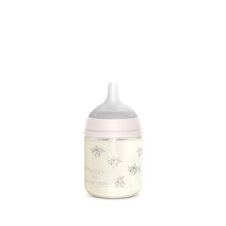 Mamadera Vidrio 120ml 0m+ poetry rosa