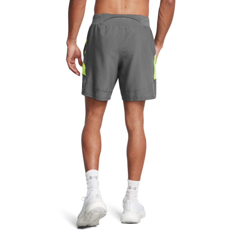 UA LAUNCH PRO 2n1 7'' SHORTS GRY-026