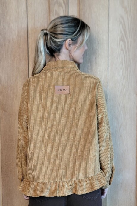 Sobrecamisa Rufina Pana Camel