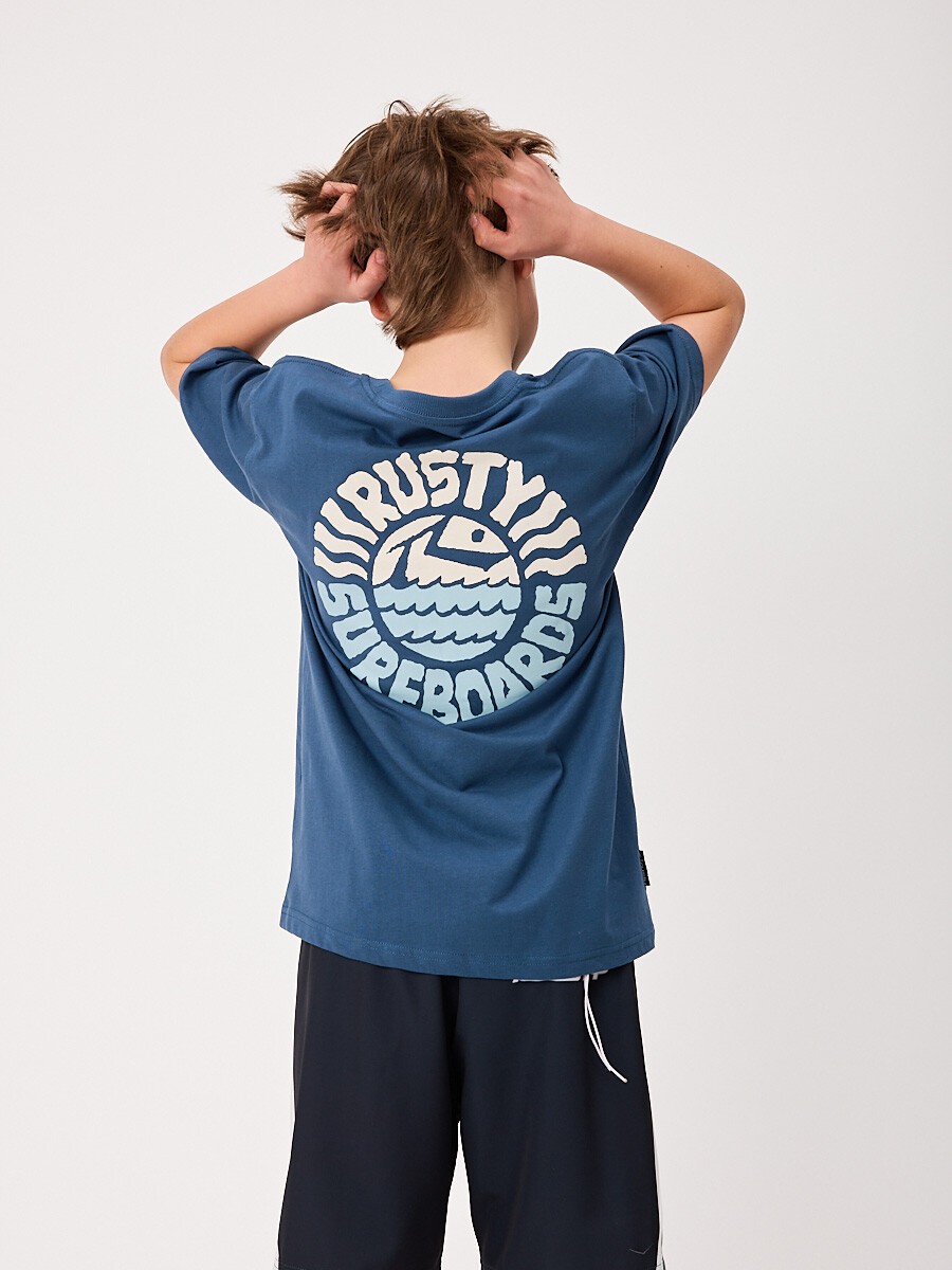 T-SHIRT REESE TEEN RUSTY - Azul 