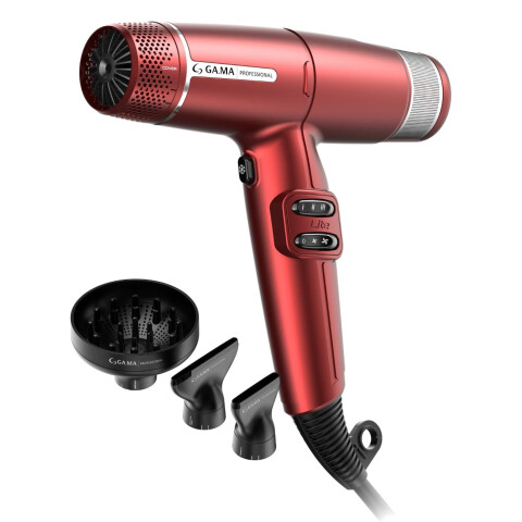 Secador De Pelo Gama Profesional Iq Lite 1600w ROJO