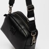 Bandolera Tesa en Efecto Cuero Graneado Negro