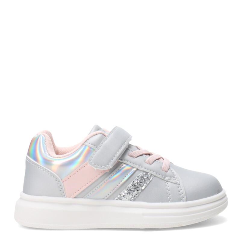 Championes de Niña MINI Miss Carol CALCIS Con glitter Plateado