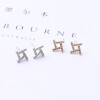 Pendientes Geo - Plateado Pendientes Geo - Plateado