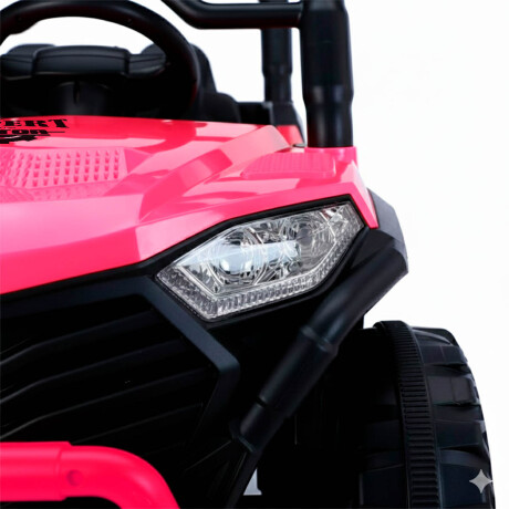 Auto Cuatriciclo A Bateria Arenero Luz Y Sonido Rosa