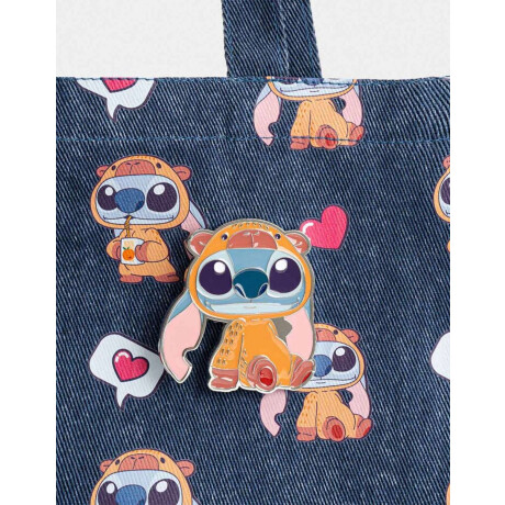 Pin Metálico ''stitch Capybara'' Combinacion Multicolor