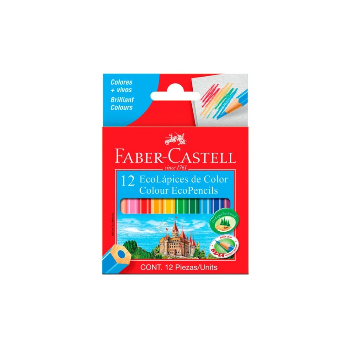 Lápices De Colores X 12 Mini Faber-Castell 