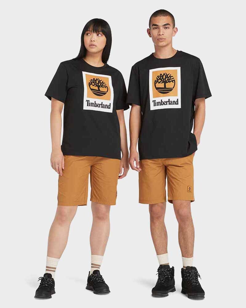 Polera Stack Logo Colored Short Sleeve Tee Hombre 001