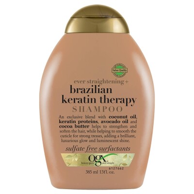 Shampoo Ogx Brazilian Keratin Therapy 385 Ml. Shampoo Ogx Brazilian Keratin Therapy 385 Ml.