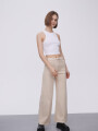 Pantalon Spitz Beige Claro