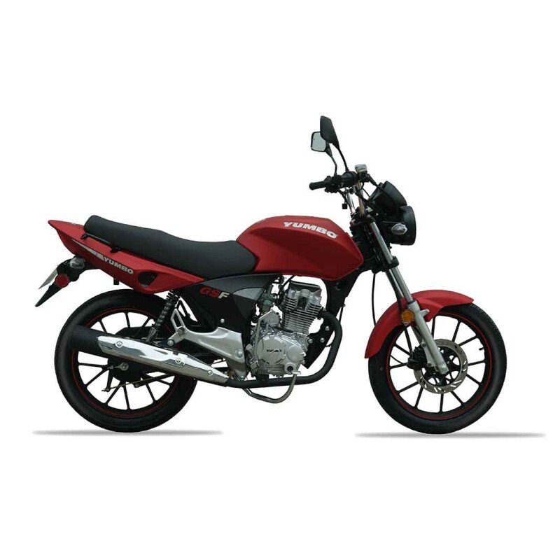 Moto Yumbo Calle Gs125 F Llanta Aleacion Rojo Mate