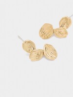 Pendientes Largos De Pétalos dorado