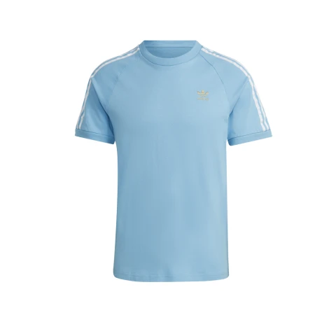 REMERA adidas 3 STRIPES Light Blue