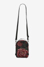 MOCHILA FLORES Negro