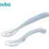 Set x2 cucharas silicona Fases 1 y 2 BUBA celeste