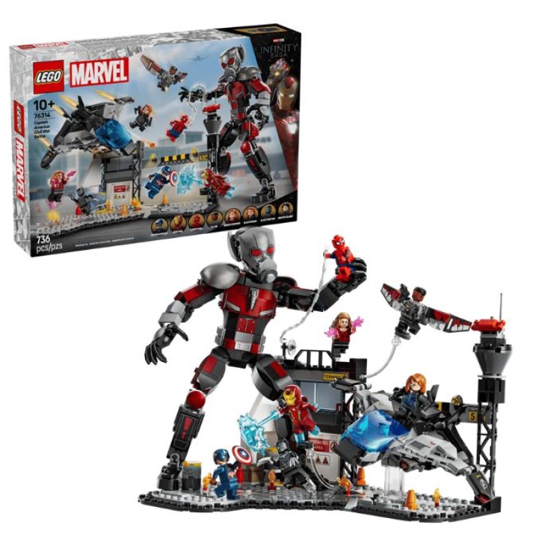 LEGO® Marvel Captain America: Civil War – Batalla de Acción LEGO® Marvel Captain America: Civil War – Batalla de Acción
