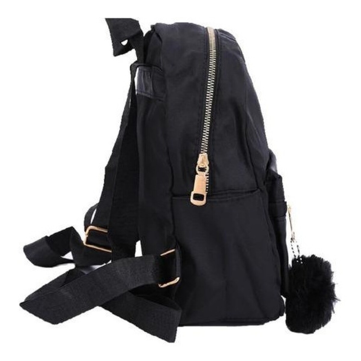 Mochila Canva Margarita naranja unisex - Negro 