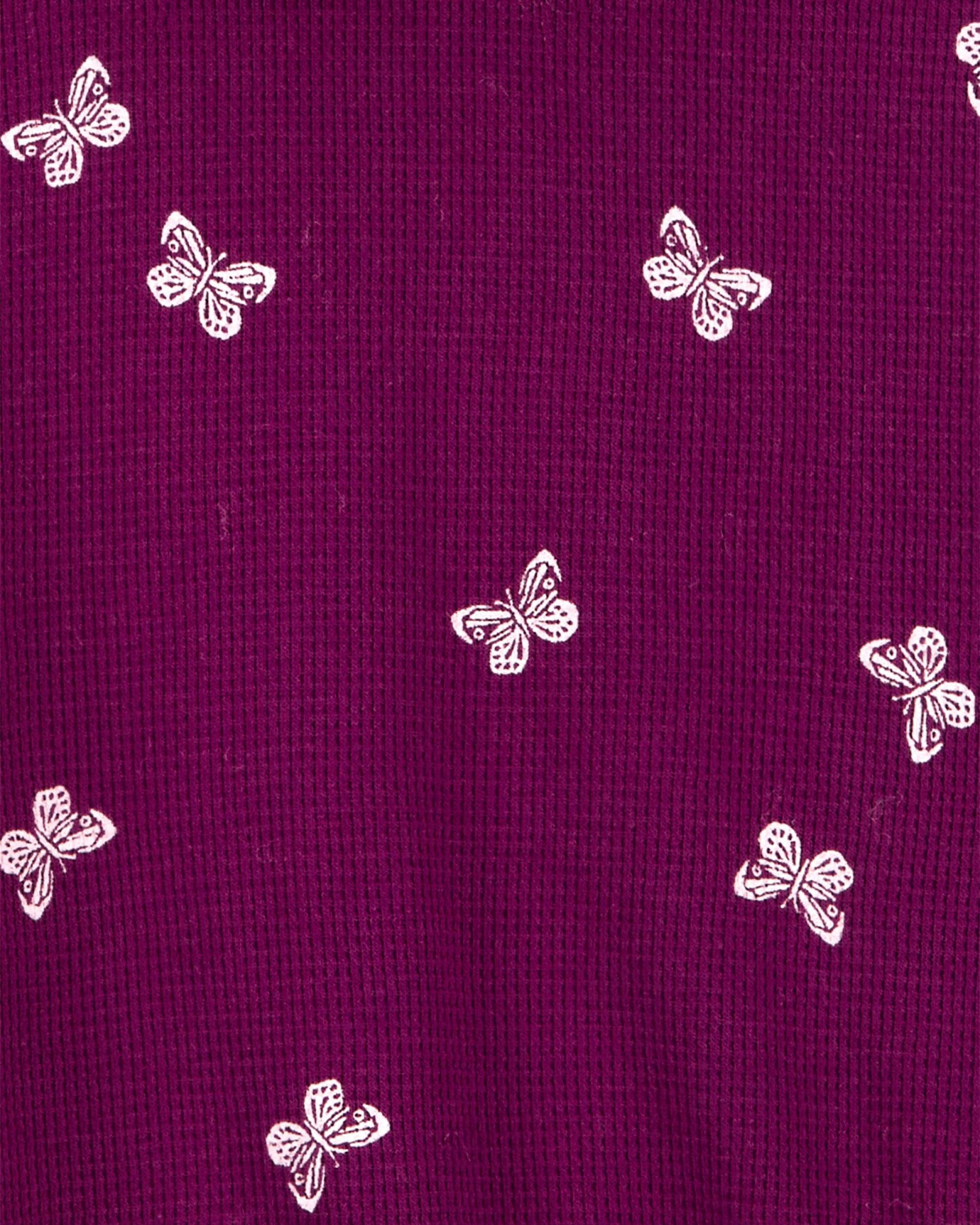 Buzo de algodón térmico con capucha, diseño mariposas Sin color