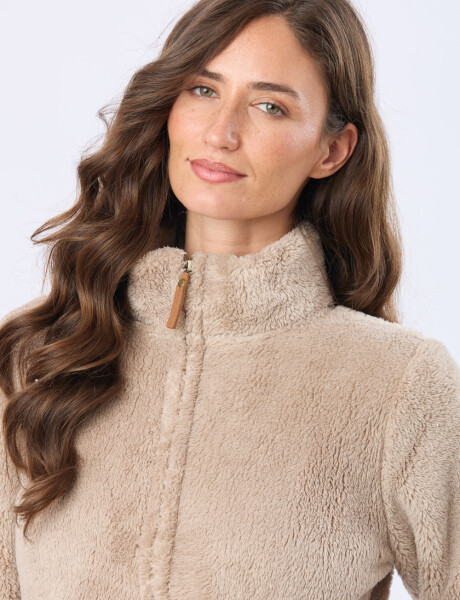 CAMPERA SHERPA SUAVE Beige