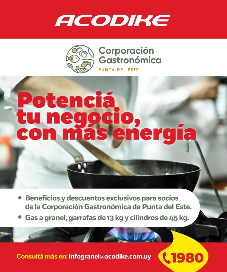 Atención socios de la corporación Gastronómica de Punta del Este