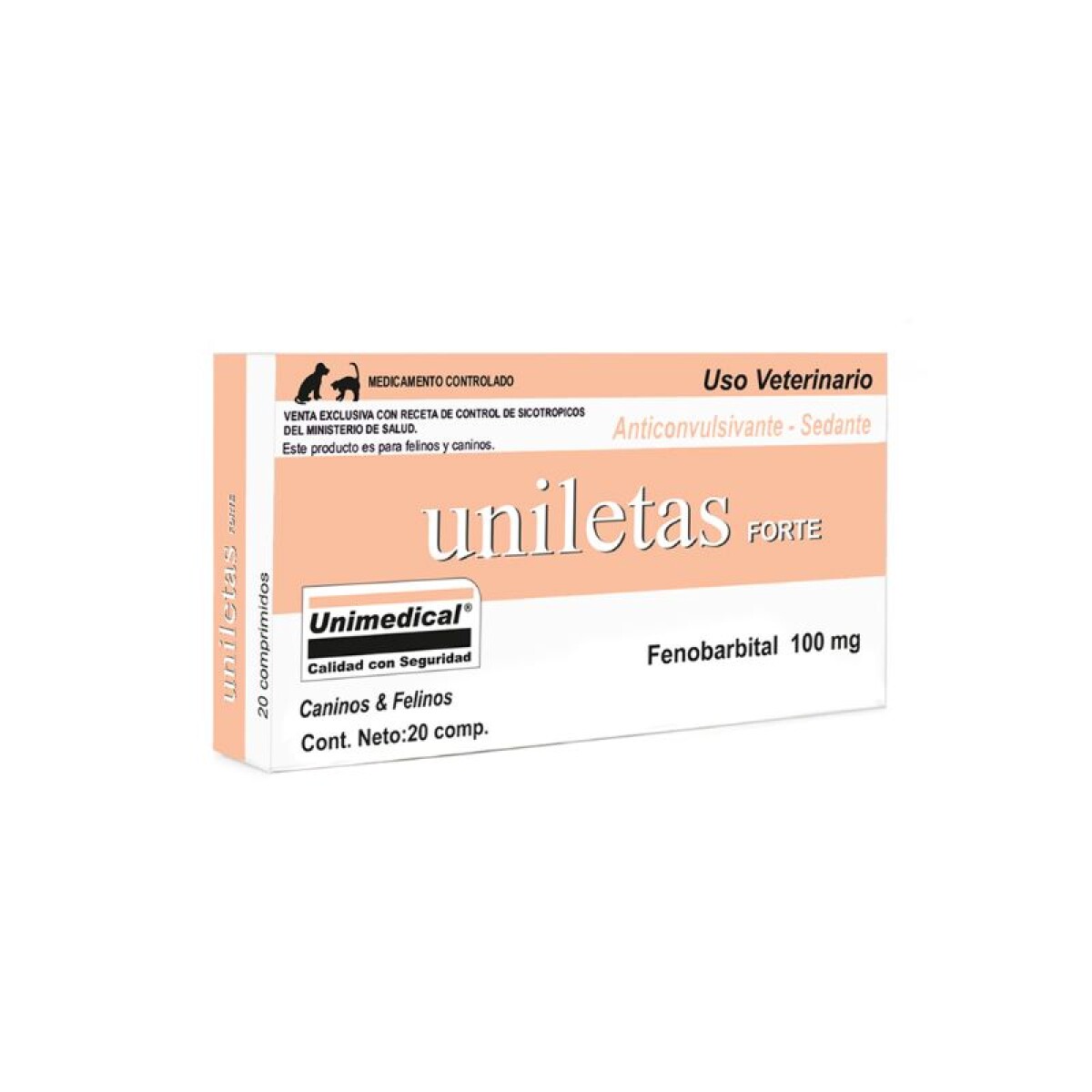 UNILETAS FORTE 20 COMPRIMIDOS - Uniletas Forte 20 Comprimidos 