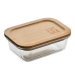 RECIPIENTE BOROSILICATO/MADERA 300ML BERGNER RECIPIENTE BOROSILICATO/MADERA 300ML BERGNER