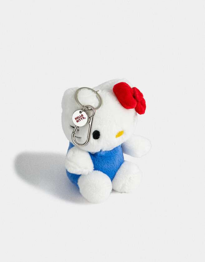 Llavero Peluche Llavero Y Charm Peluche "hello Kitty" - Combinacion Multicolor