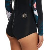 Traje - O'Neill - Bahia Dama 2mm - Manga Larga Hibisco Negro