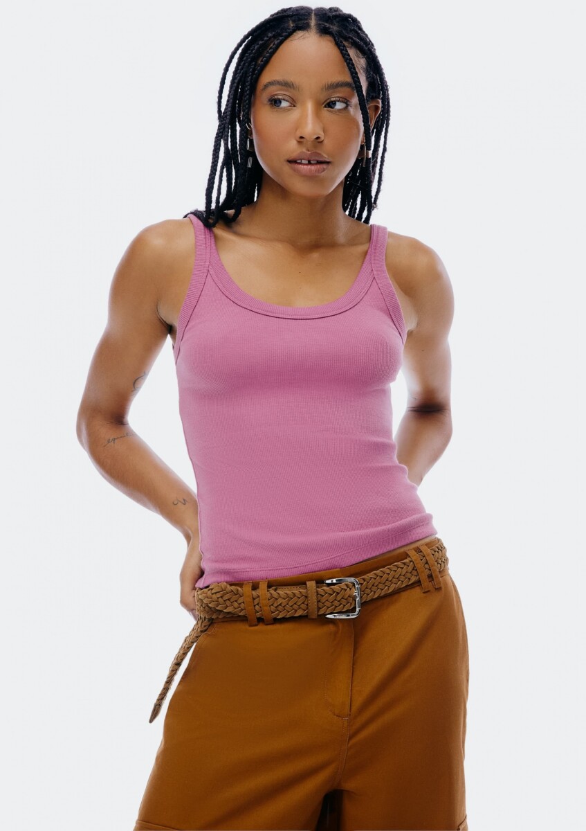 CAMISETA REGATA FEM - ROXO MEDIO 