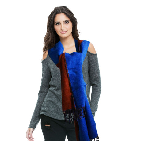 PASHMINA CON FLECOS 180X53.5CM 23461 PASHMINA CON FLECOS 180X53.5CM 23461