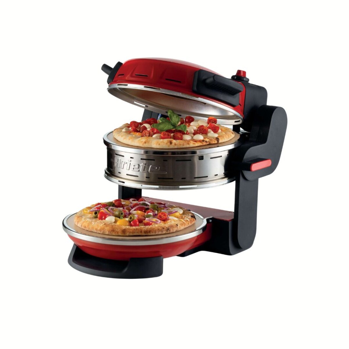 Horno para Pizza Doble Ariete 0927 – 2 Pizzas en 4 Minutos 