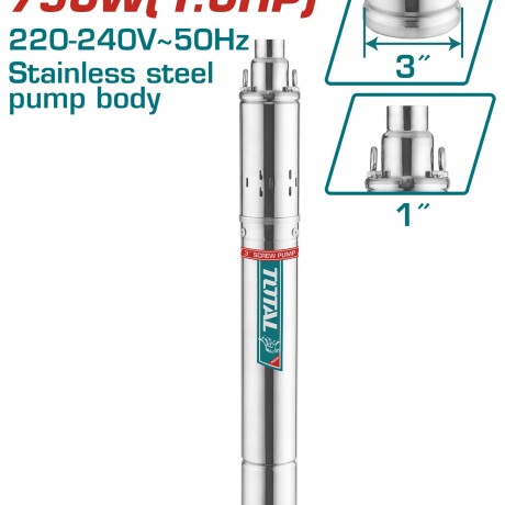 BOMBA SUMERGIBLE 750W 3ÏÏ 103MTS 33L/M TOTAL BOMBA SUMERGIBLE 750W 3ÏÏ 103MTS 33L/M TOTAL