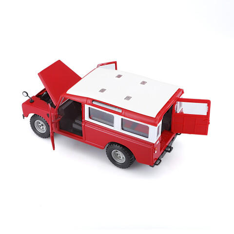 Auto de Colección Bburago Escala 1:24 LAND ROVER ROJO