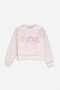 Buzo estampado Rosa Palido