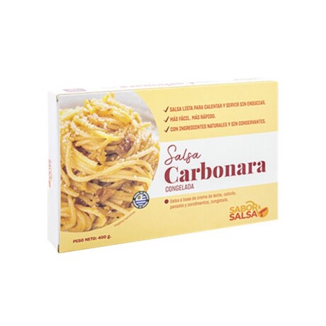 SALSA CARBONARA 400G SALSA CARBONARA 400G
